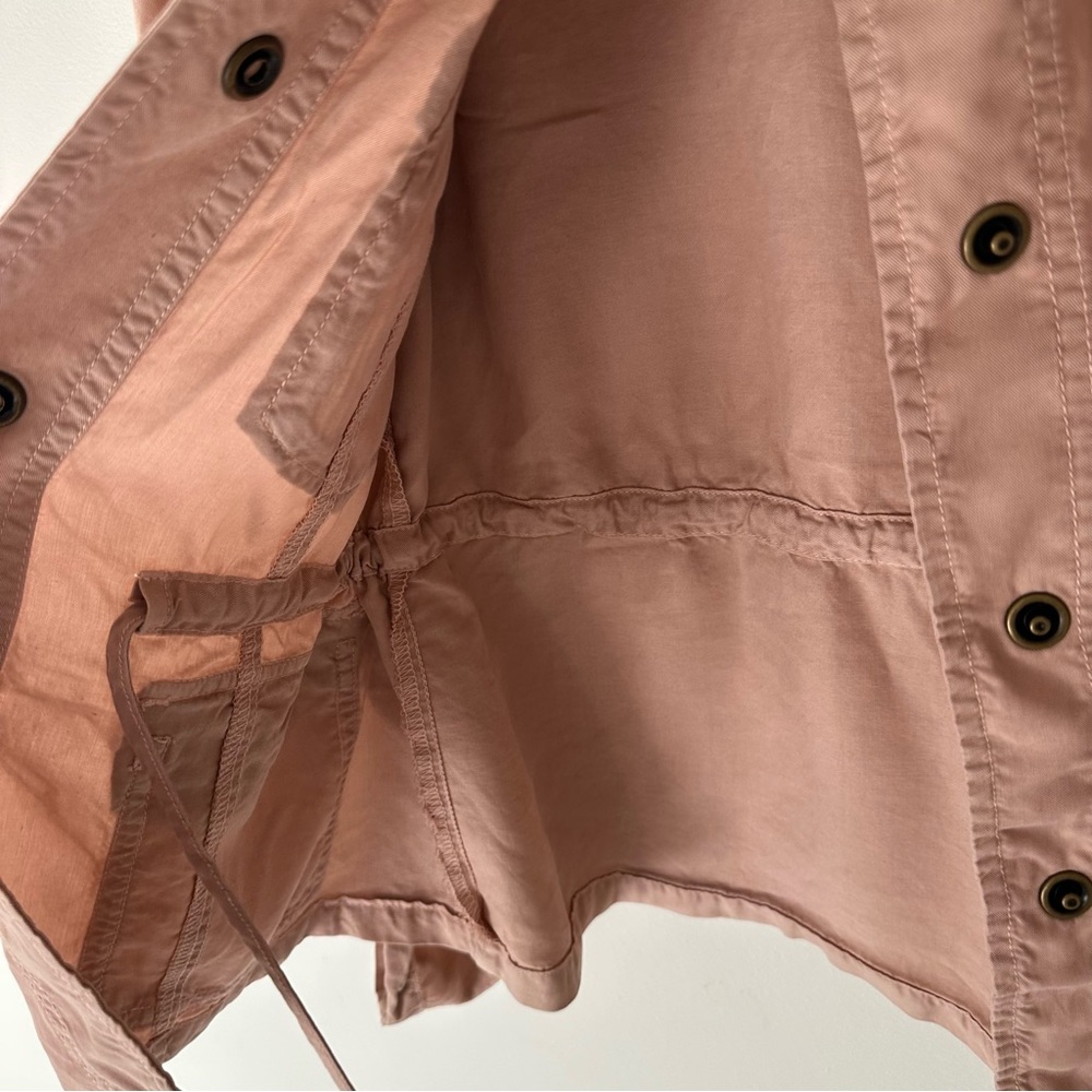 Sanctuary Utility Jacket Womens Small Pink Lightweight Button Front - Picture 6 of 8